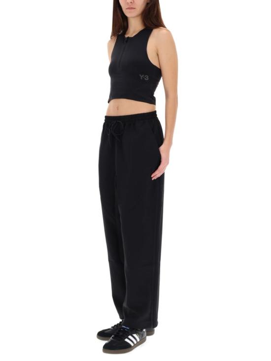  와이쓰리 트레이닝 티셔츠 Y 3 러닝탑 블랙 - Y-3