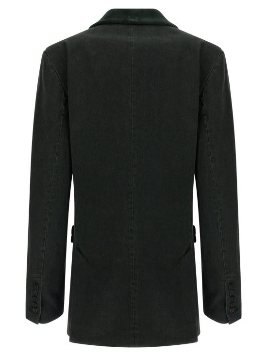  드리스 반 노튼 수트 자켓 Dries Van Noten Befya 블레이저 그린 - DRIES VAN NOTEN