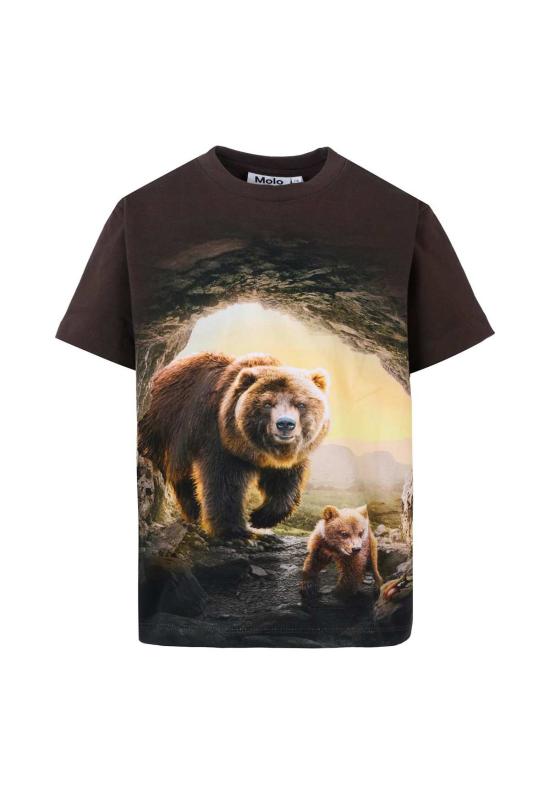  [키즈] 몰로 트레이닝 상의 베어스 아동용 티셔츠 (갈색)