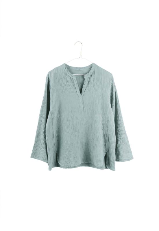  It Is Well L.A. 긴팔 티셔츠 잇이즈웰 L.A. 오가닉 롱 슬리브 만다린 탑 - OTHER BRANDS