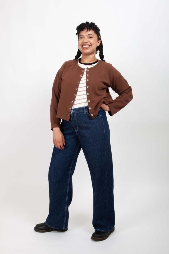  Gravel & Gold 가디건 그래블 앤 골드 홀스 카디건 월넛