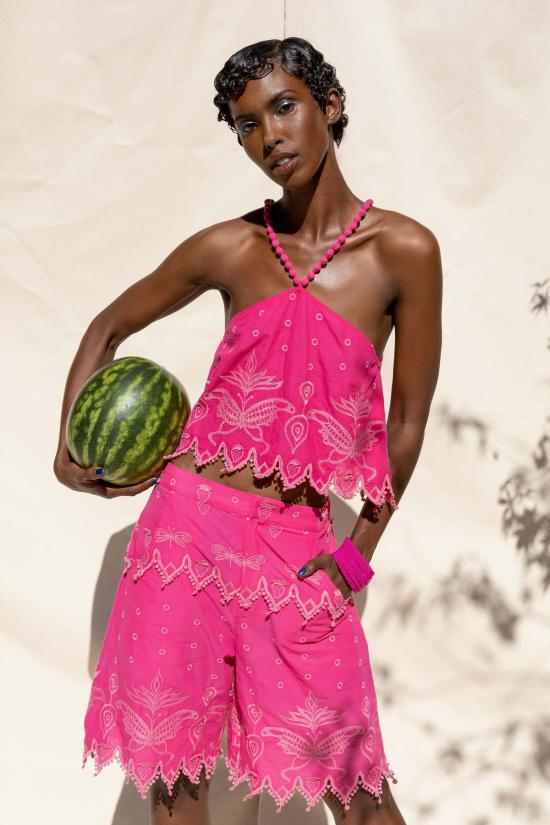  Abacaxi 숏팬츠 버뮤다 반바지 베리