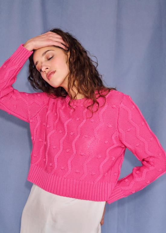  지지 니트웨어 스웨터 폼폼 - GIGI KNITWEAR