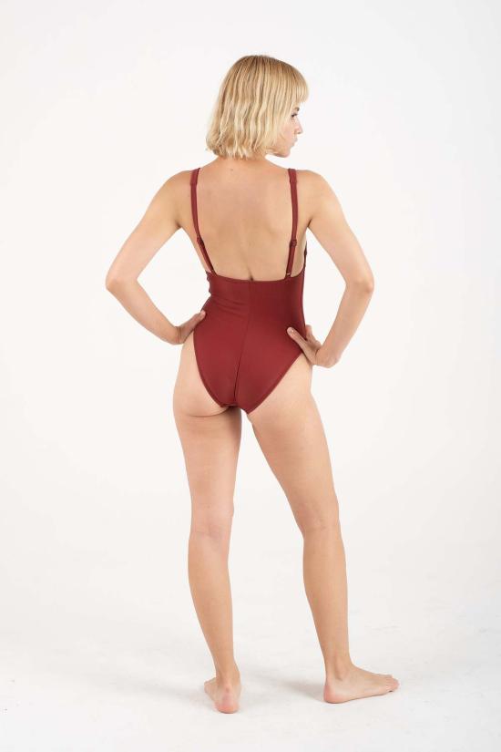  갈라마르 원피스 수영복 셔츠 원피스 가넷 - GALAMAAR