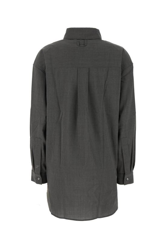  자크뮈스 긴팔 셔츠 Jacquemus La Chemise Dhomme  그레이 - JACQUEMUS