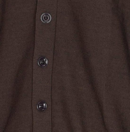  르메르 가디건 릴렉스드 트위스트  다크카카오 - LEMAIRE