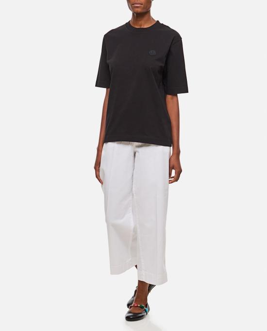  몽클레어 반팔 티셔츠 SS 티셔츠 블랙 - MONCLER