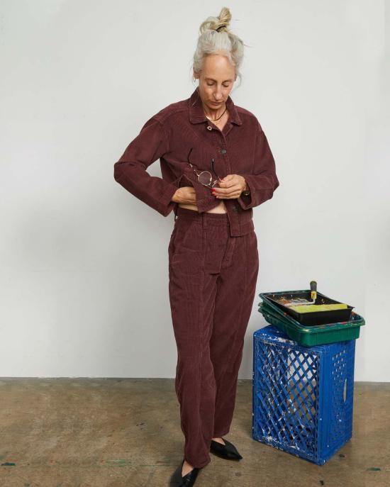  LWN 크롭 팬츠 Lwn Paz 팬츠 브로큰 인 코드 팬츠 - OTHER BRANDS