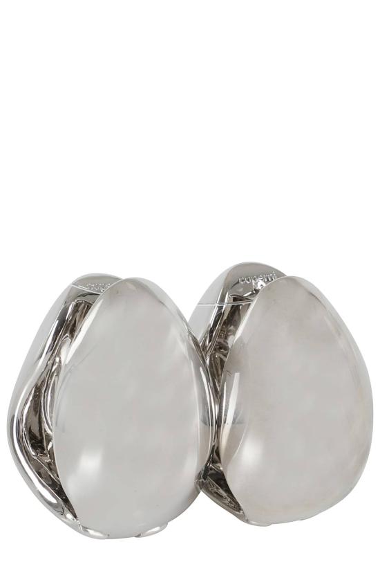  코페르니 이어링 XL 로고 크리올 귀걸이 실버 실버