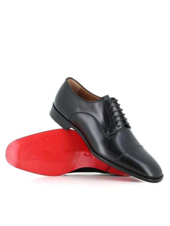  크리스챤 루부탱 드레스 슈즈 크리스찬 루부탱 더비 탑 5 플랫 블랙 - CHRISTIAN LOUBOUTIN