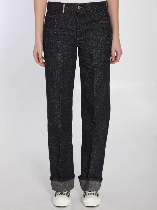  버버리 데님 팬츠 다크 블루 데님 진