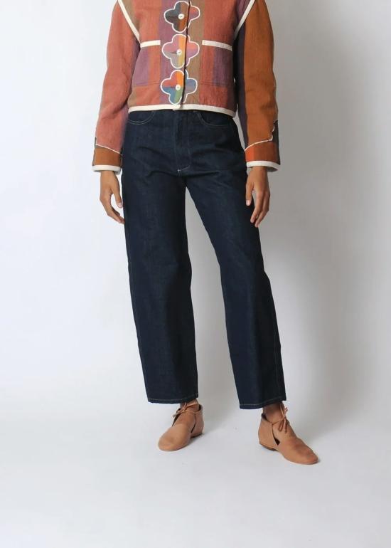  미셀라 그렉 데님 팬츠 미카엘라 그렉 패널 진 인디고