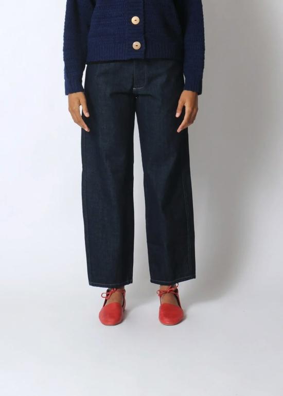  미셀라 그렉 데님 팬츠 미카엘라 그렉 패널 진 인디고 - MICAELA GREG