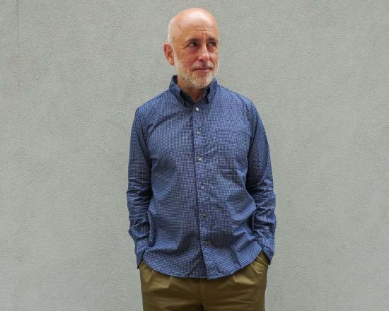  Steven Alan 긴팔 셔츠 스티븐 앨런 대학 셔츠