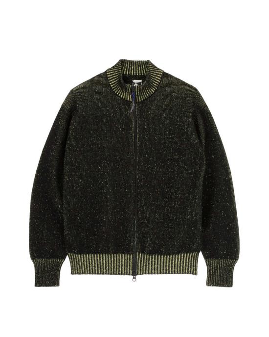  쥐알텐케이 집업 니트 Gr10 K 에임리스 컴팩트 니트 풀집업 스웨터 블랙