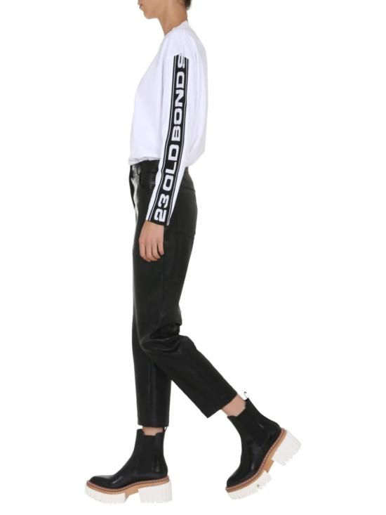  스텔라 맥카트니 긴팔 티셔츠 스텔라 매카트니 라운드넥 티셔츠 화이트 - STELLA MCCARTNEY