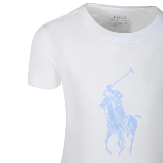  [키즈] 랄프 로렌 라운지 웨어 아동용 포니 코튼 잠옷 세트 (연한 파란색) - RALPH LAUREN