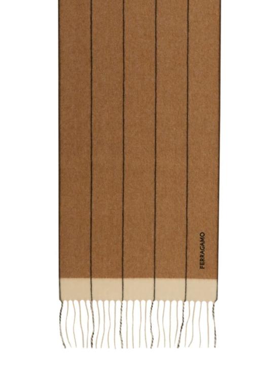  살바토레 페라가모 머플러/스카프 페라가모 캐시미어 블렌드 스카프 베이지 - SALVATORE FERRAGAMO