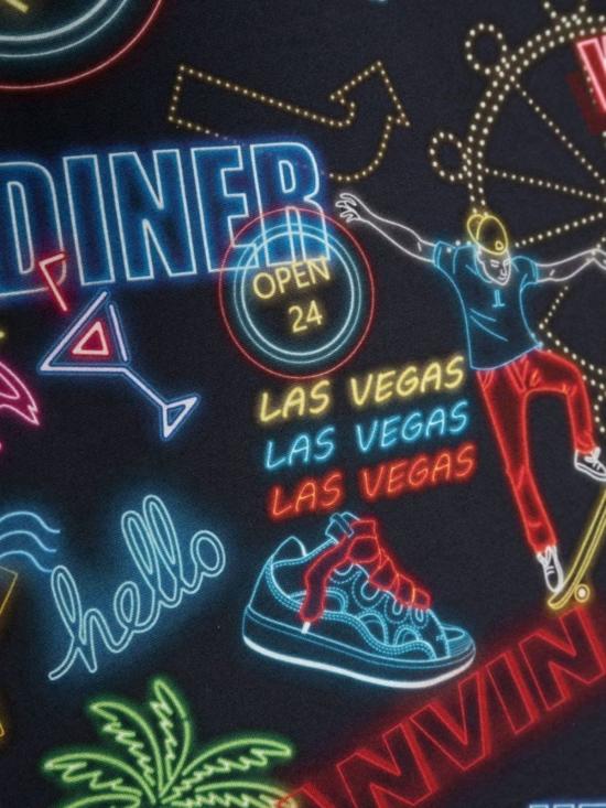  [키즈] 랑방 트레이닝 상의 키즈  티셔츠 맥 라스베가스 티셔츠 멀티컬러 - LANVIN