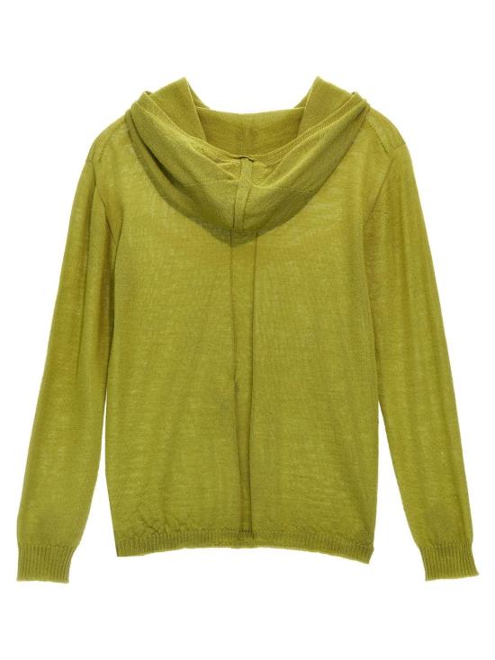  [키즈] 릭 오웬스 풀오버 아동용 울 후드 스웨터 (녹색) - RICK OWENS