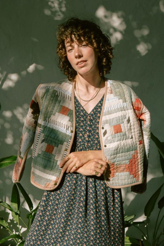  제스 미니 코트 노바 아가베 퀼트 - JESS MEANY