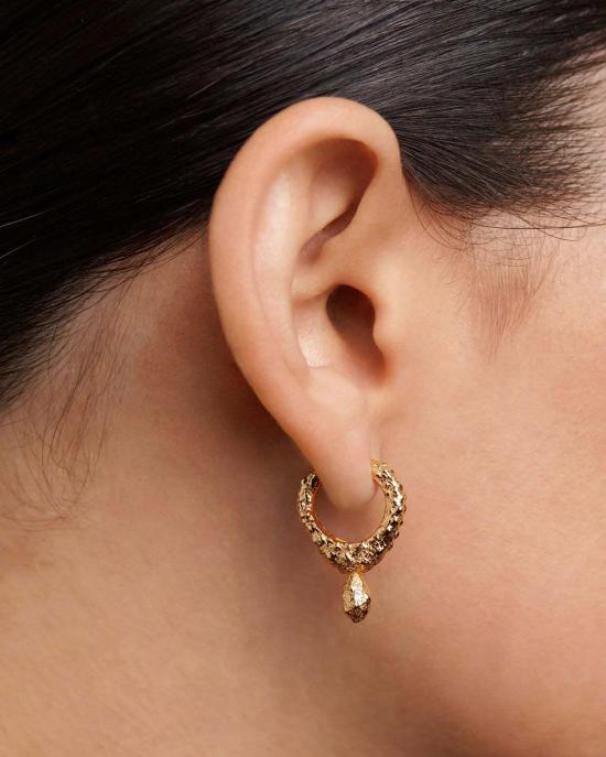  피디파올라 이어링 Pdpaola 라바 싱글 후프  골드 - PD PAOLA