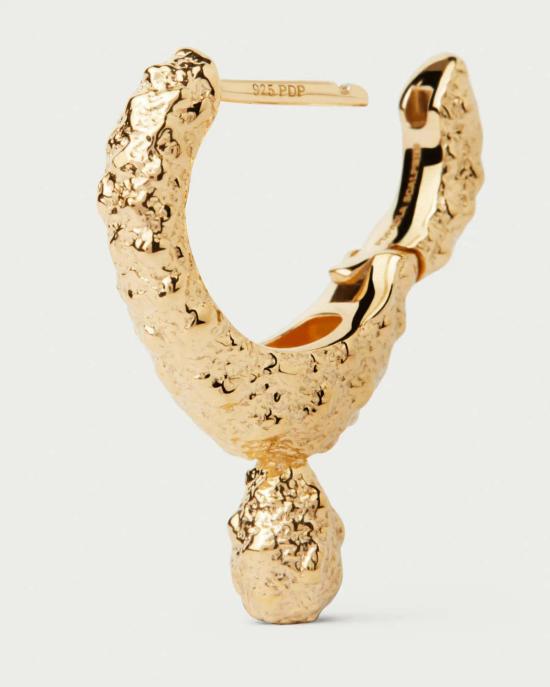  피디파올라 이어링 Pdpaola 라바 싱글 후프  골드 - PD PAOLA