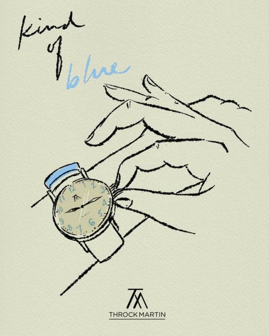  Throck Martin 손목시계 스록 마틴 카인드 오브 블루 워치 - OTHER BRANDS