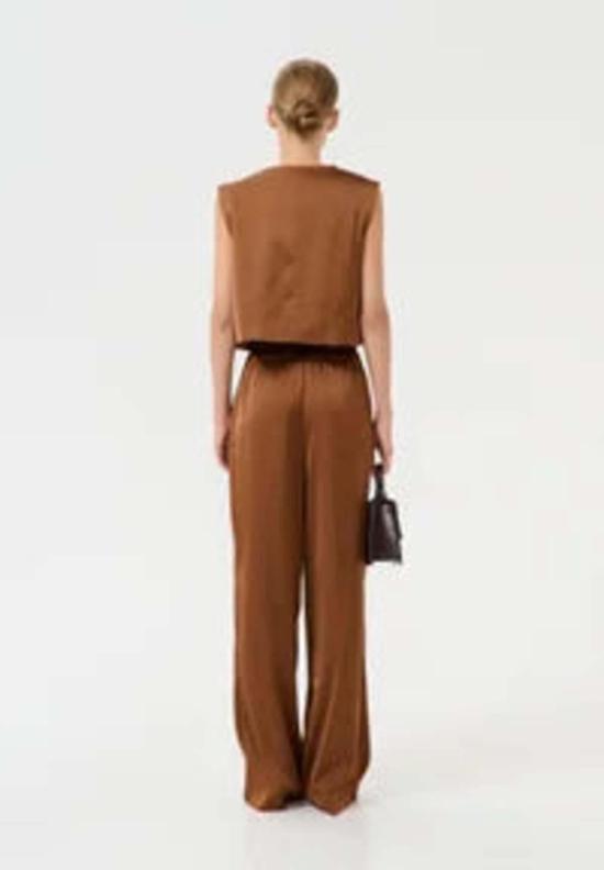  게스투즈 베스트 G 제시 웨이스트코트 다크 브라운 - GESTUZ