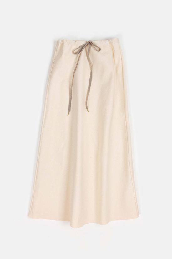  에리카 타노브 롱 스커트 에리카 타노프 이사벨 코튼 캔버스 스커트 내추럴 - ERICA TANOV