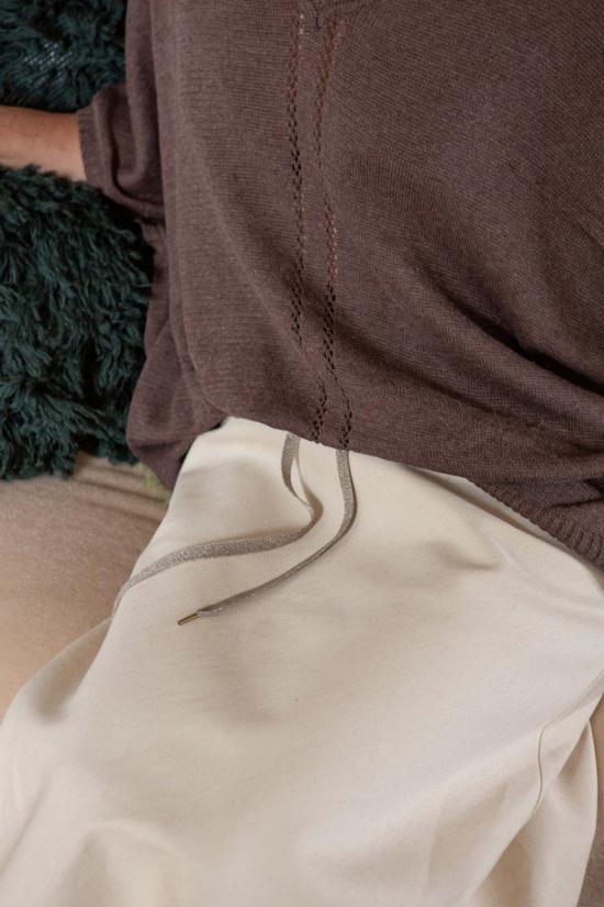  에리카 타노브 롱 스커트 에리카 타노프 이사벨 코튼 캔버스 스커트 내추럴 - ERICA TANOV