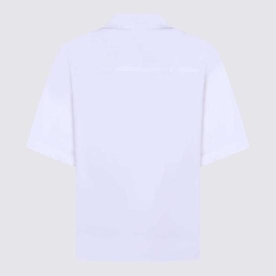  마르니 반팔 티셔츠 반팔 셔츠 화이트 - MARNI