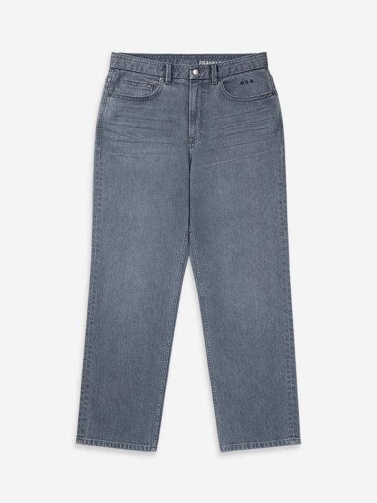  O.N.S 데님 팬츠 프랭클린 스트레이트 레그 진 미드 인디고