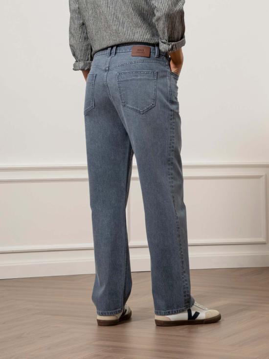  O.N.S 데님 팬츠 프랭클린 스트레이트 레그 진 미드 인디고 - O.N.S