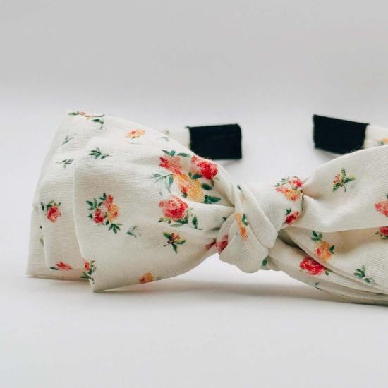  [키즈] Piper&Cloth 헤어 액세서리 키즈 파이퍼앤클로스 쓰리 리틀 보우 헤어밴드 헤리티지 블룸 - PIPER&CLOTH