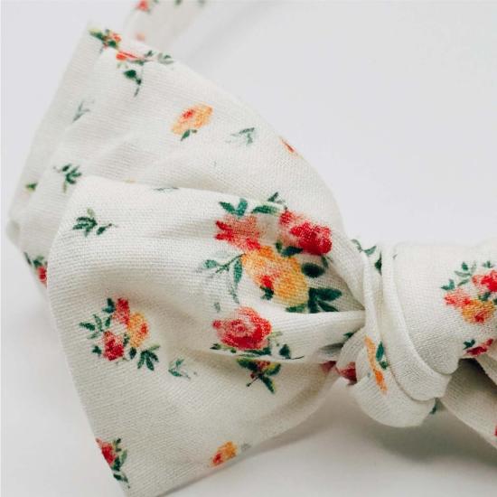  [키즈] Piper&Cloth 헤어 액세서리 키즈 파이퍼앤클로스 쓰리 리틀 보우 헤어밴드 헤리티지 블룸 - PIPER&CLOTH