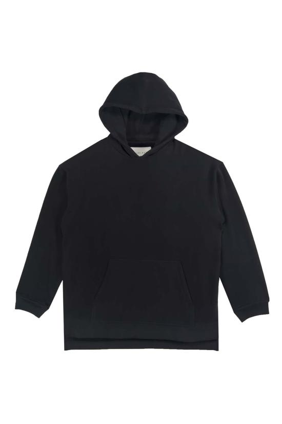  더 셀렉트 긴팔 티셔츠 셀렉트 스톡 후디 블랙