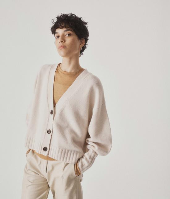  사야카 다비스 뉴욕 가디건 사야카 데이비스 뉴욕 벌룬 슬리브  (밀색) - SAYAKA DAVIS NEW YORK