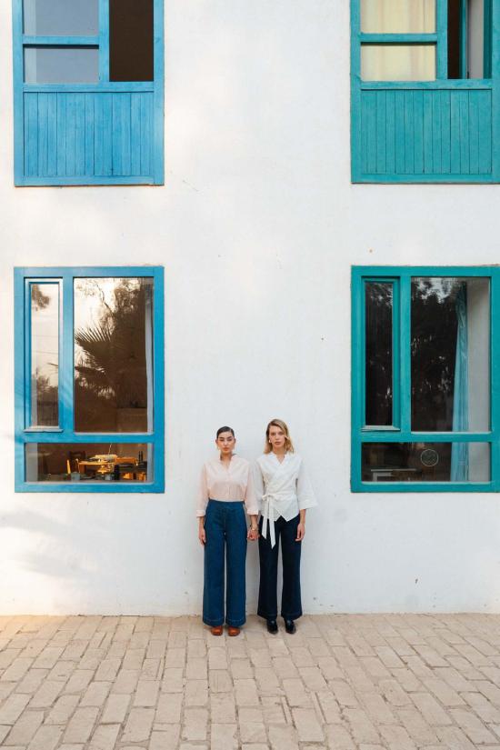  나지라 데님 팬츠 나흘라 - NAZEERAH