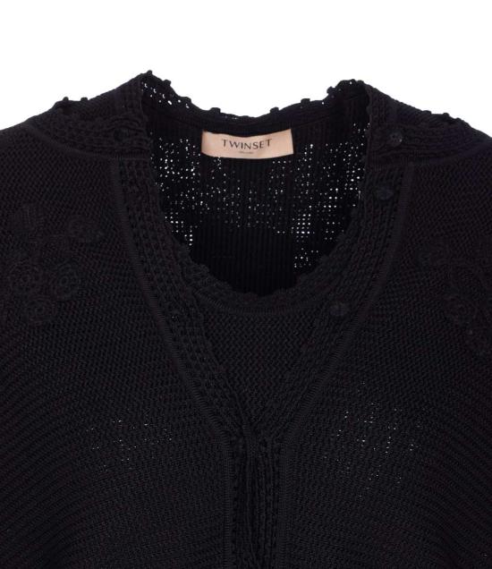  트윈셋 가디건 니트 트윈 세트 블랙 - TWINSET