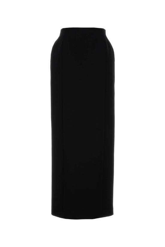  발렌시아가 롱 스커트 아워글래스 맥시 스커트 블랙