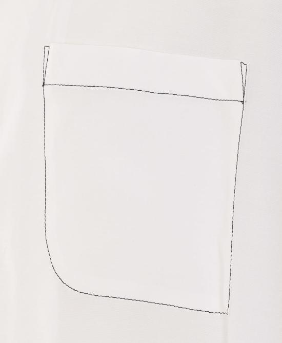  랑방 반팔 셔츠 셔츠 화이트 - LANVIN