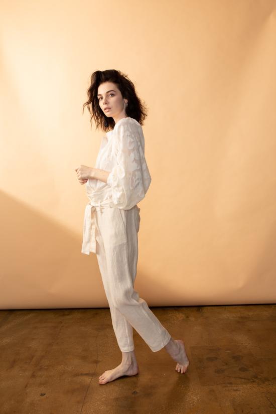  Arteaga 스트레이트 팬츠 아르테아가 아리에스 린넨 팬츠 가드니아 - OTHER BRANDS