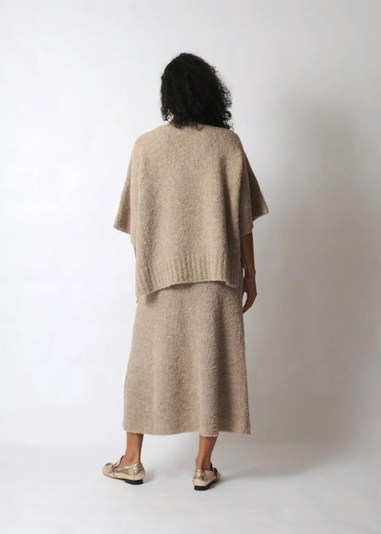  머스 롱 스커트 미르스 에스테스 부클 스커트 그레이엄 크래커 - MIRTH