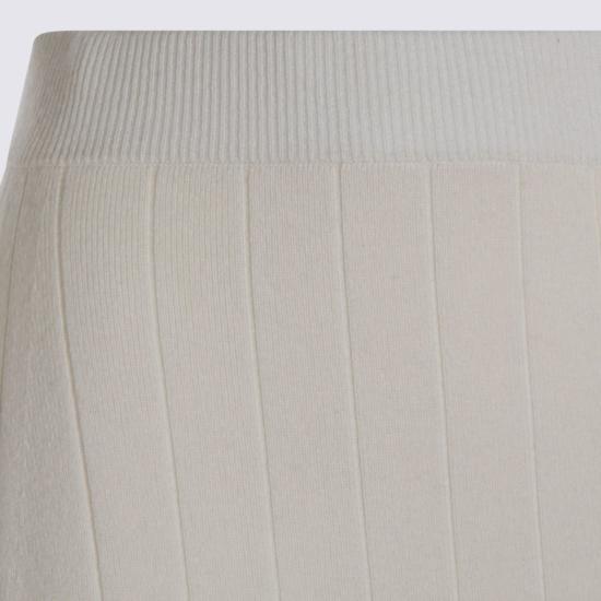  막스마라 미디 스커트 화이트 - MAX MARA