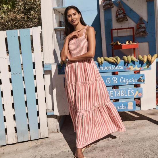  마린 레이어 롱 원피스 셀레네 맥시 드레스