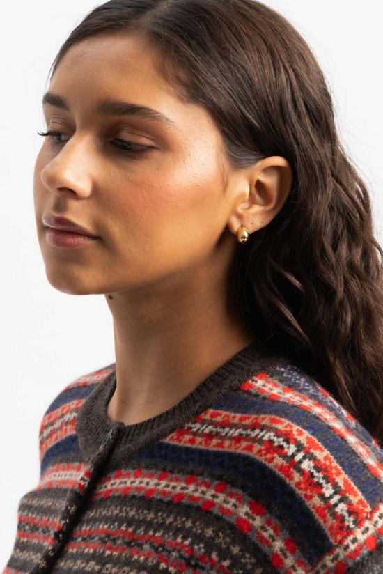  컴플리티드 웍스 이어링 Completedworks 커브  (18캐럿 금도금) - COMPLETED WORKS