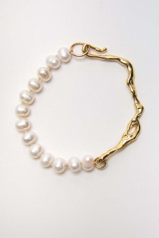  패리스 팔찌 파리스 드립 페를라 브레이슬릿 14K 금도금 브론즈