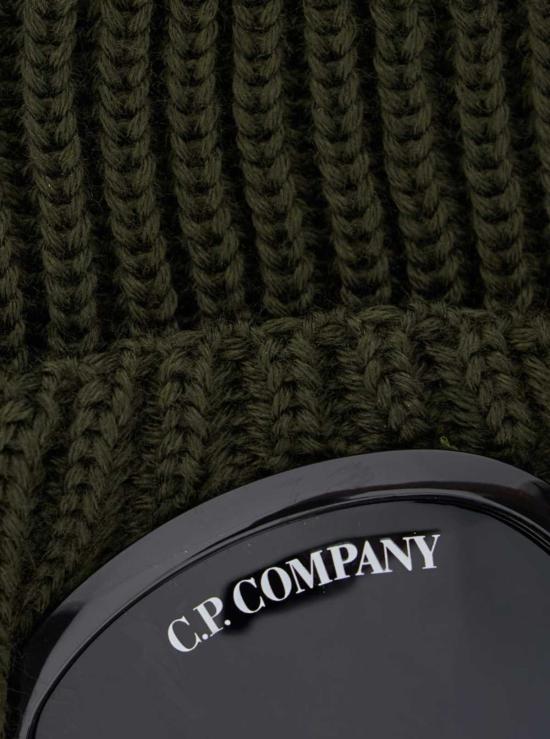  씨피 컴퍼니 모자 C.P. 컴퍼니 울 캡 그린 - C.P. COMPANY