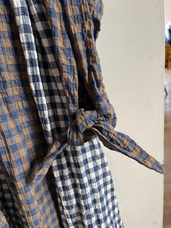 House Dress 미디 원피스 홈드레스 패널 드레스 깅엄 - OTHER BRANDS